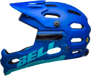 Bell Downhill-MTB Helm Super 3R MIPS Matt Blau/Hellblau 