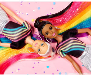 Barbie rainbow sparkle hair doll nikki 2025