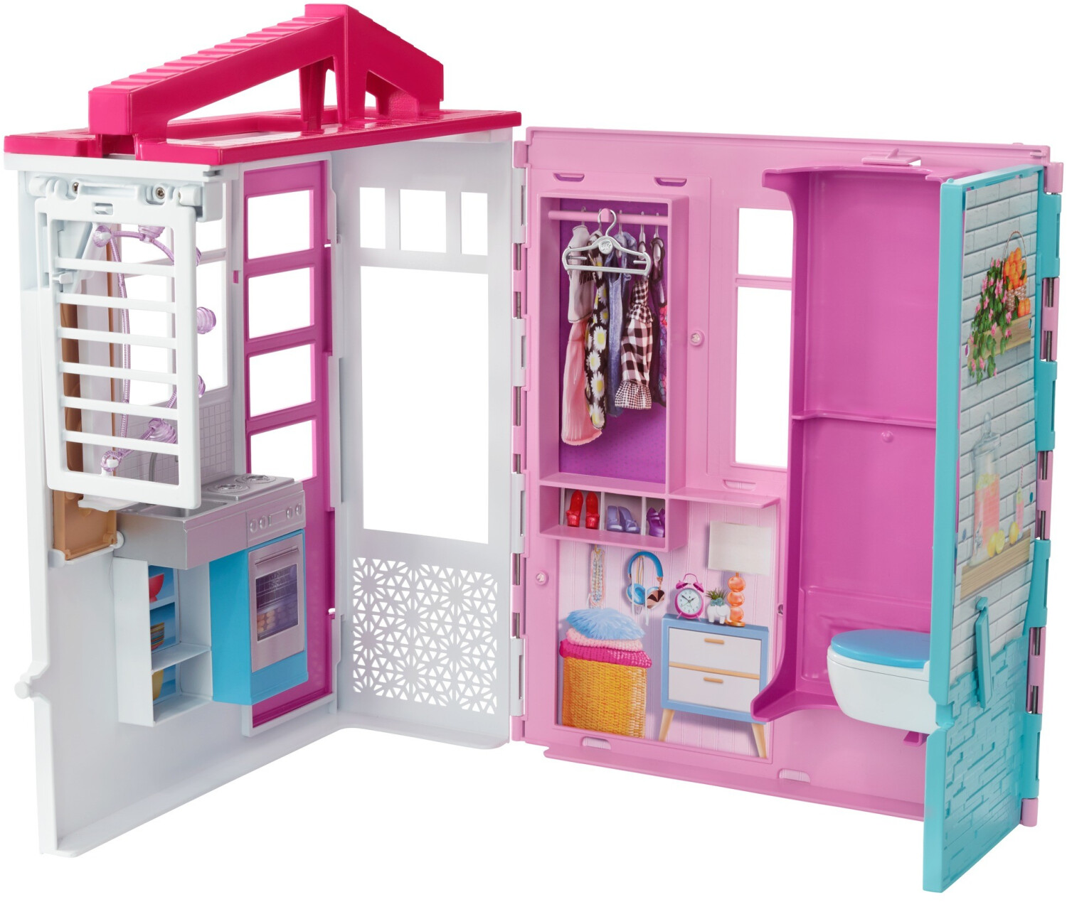 Promo Maison transportable de Barbie chez Carrefour