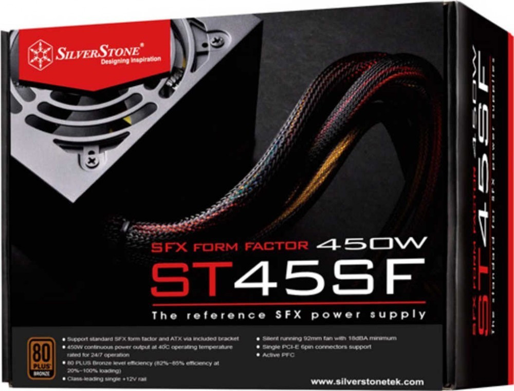 Alimentation 450W Sfx Form Factor 80 Plus Bronze 