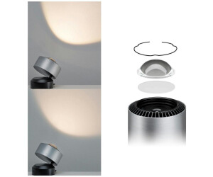 Paulmann LED Aldan 3.5W schwarz Aluminium gebürstet dimmbar (797.18) ab  53,95 € | Preisvergleich bei