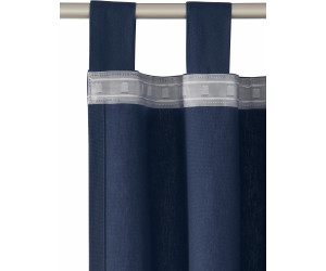 mit Tailor € Preisvergleich dunkelblau bei Tom 250x140cm Schlaufen T-Dove | 41,97 Vorhang ab