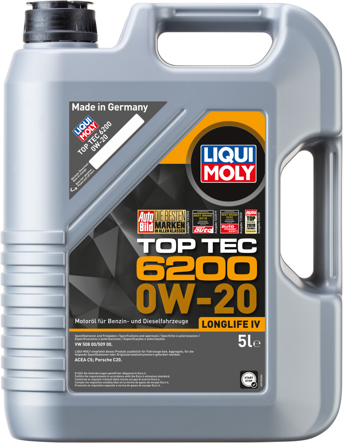 LIQUI MOLY Top Tec 6200 0W-20 (5 l)