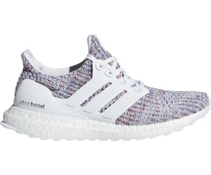 ultra boost white active red 