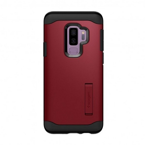 Spigen Coque Slim Armor (Galaxy S9 Plus) rouge