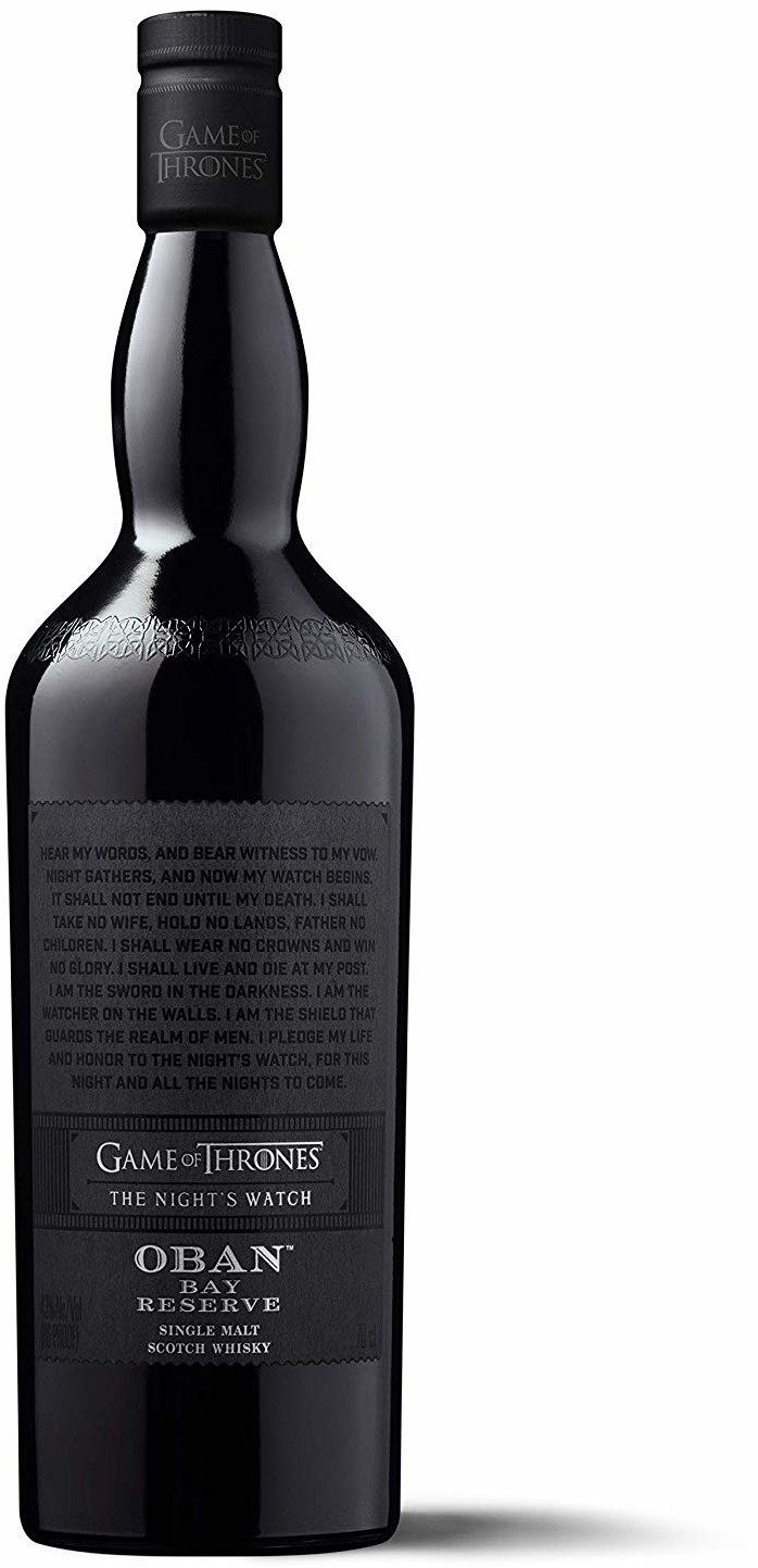 Oban Bay Reserve Single Malt The Night's Watch Game Of Thrones Limited Edition 0,7 L 43 %