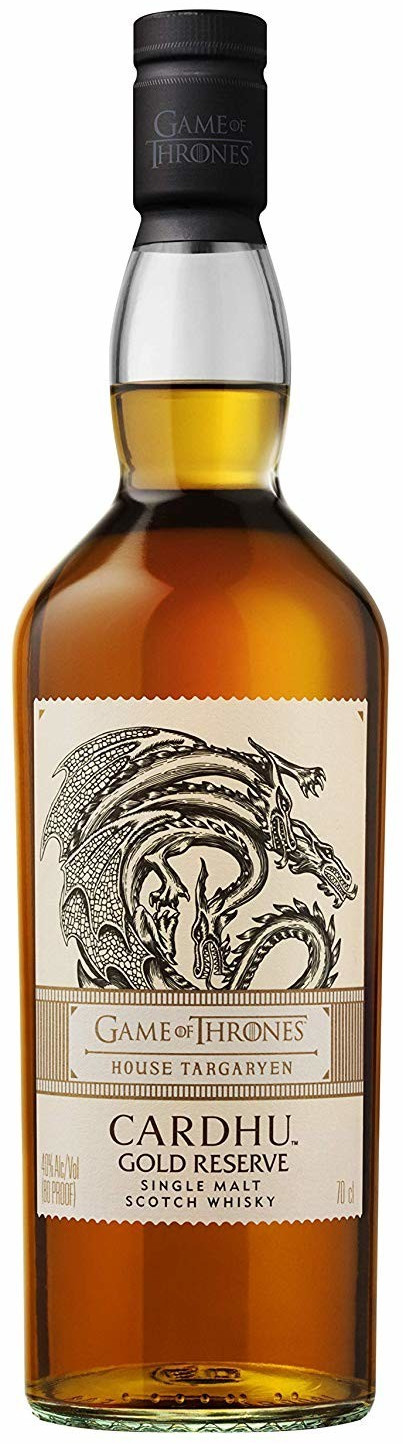 Cardhu Gold Reserve Single Malt House Targaryen Game Of Thrones Limited Edition 0,7 L 40 %
