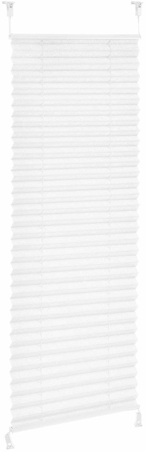 Neuhaus Klemmfix pleated / Sun and Light Protection (90 x 125 cm) White