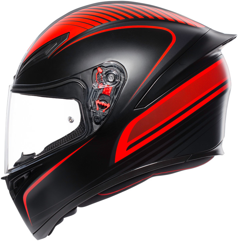 AGV K-1 Warmup mat noir/rouge