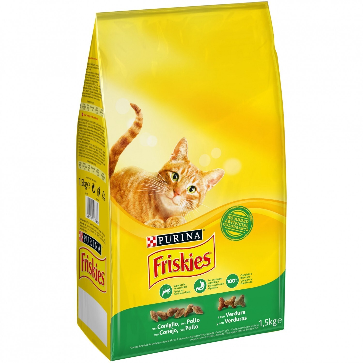 Friskies Adult with rabbit, chicken and vegetables (1,5 kg)