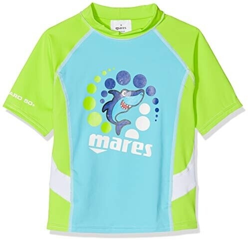 Mares Rash Guard Kid Short Sleeve 412559 blue
