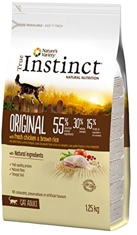 True Instinct Original with chicken and whole grain rice Adult (1,25 kg)