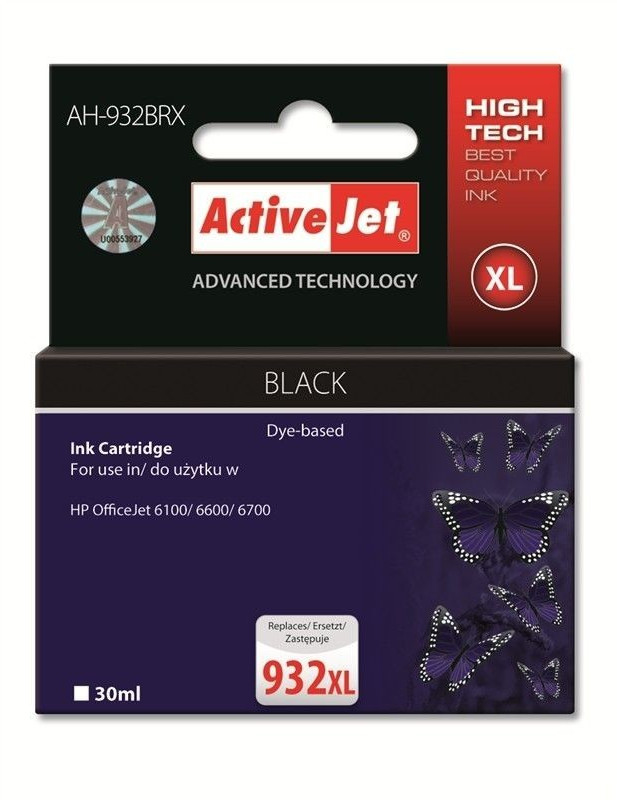 ActiveJet EXPACJAHP0205 pour  HP 932XL noir
