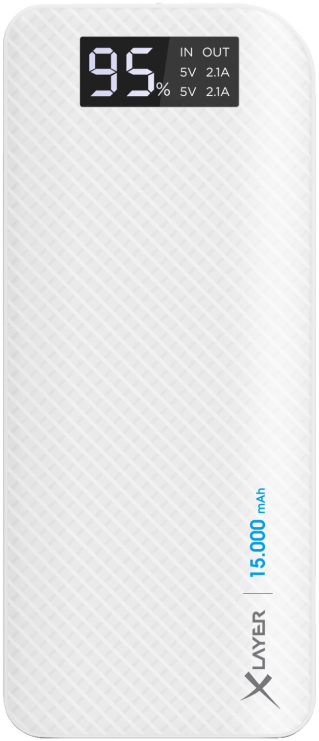 Xlayer Pure Carbon 15000 mAh blanc