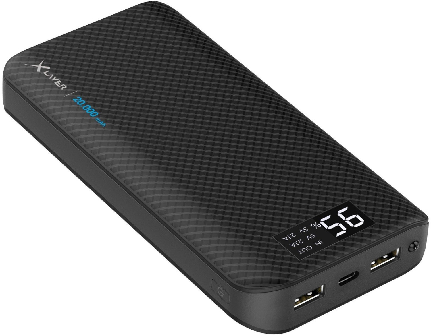 Xlayer Powerbank Pure Carbon 20000 mAh Black