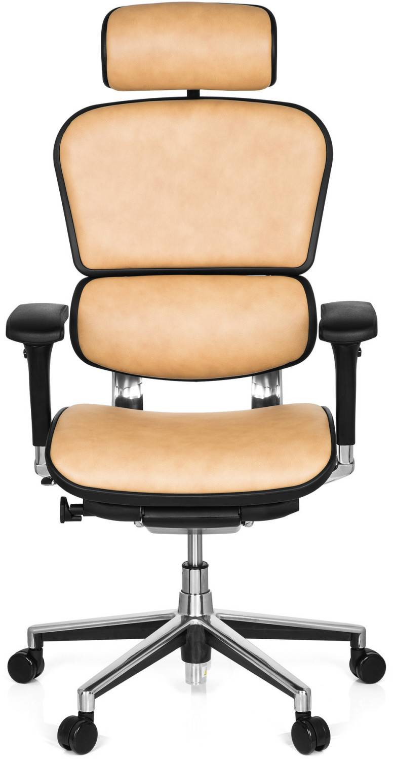 HJH Office Ergohuman cuir safran