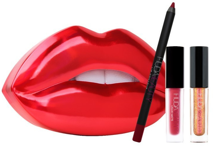 Huda Beauty Contour & Strobe Lip Kit