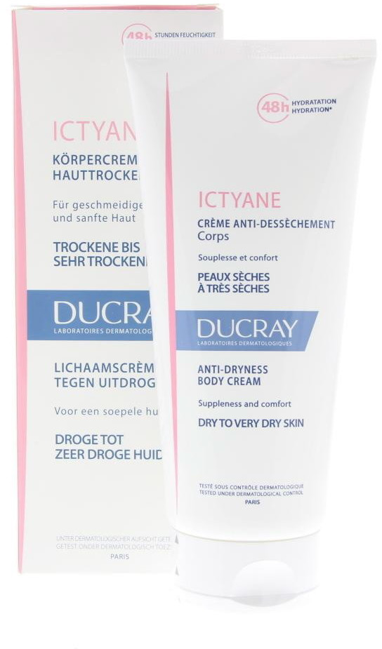Ducray Ictyane Moisturizing Emollient Cream (200ml)