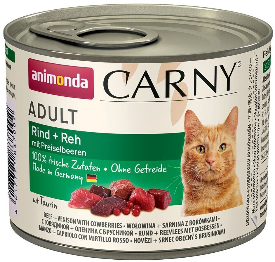 Animonda Carny Adult Beef, Deer & Cranberries 200g