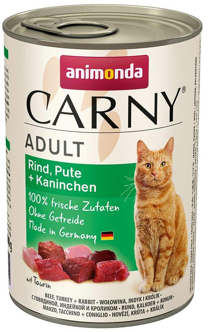 Animonda Carny Adult Beef, Turkey + Rabbit 400g