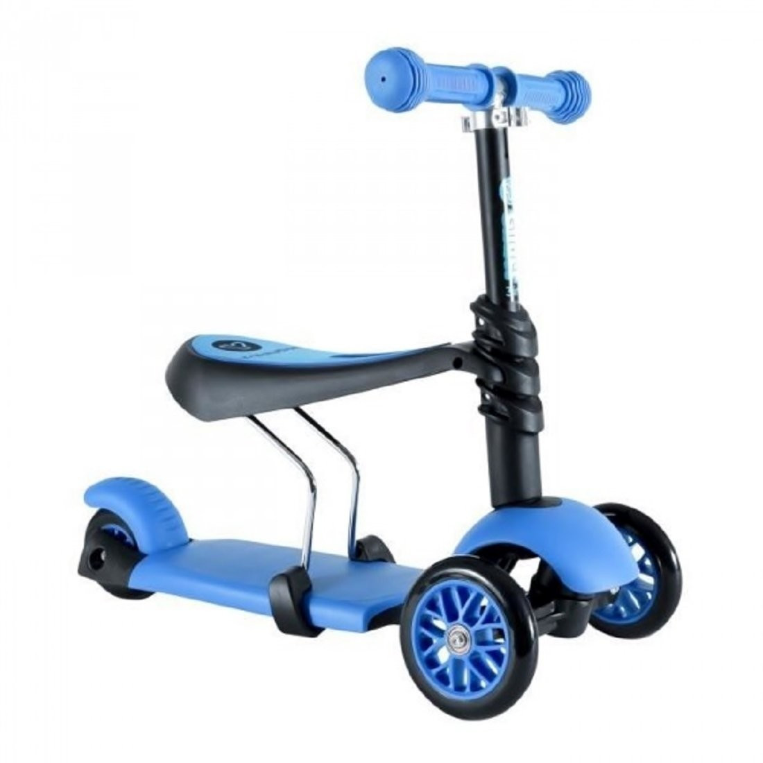 Y-Volution Patinette 3 roues évolutive 3 en 1 bleu