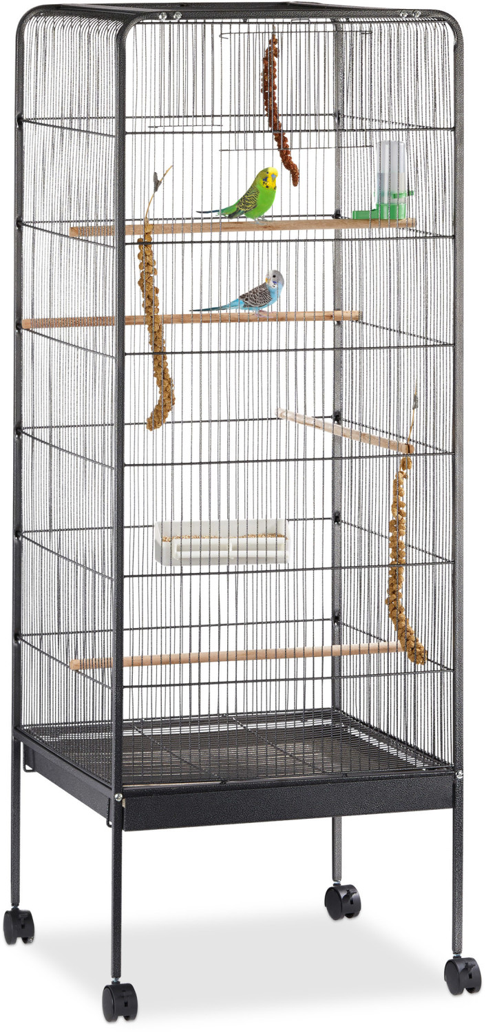 Relaxdays Bird aviary with wheels