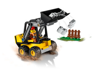 LEGO® City 60219 Frontlader Baumaschine Schaufel Straßenarbeiter Bagger Set 