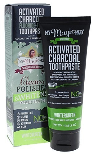 My Magic Mud Activated Charcoal Toothpaste Wintergreen (113g)