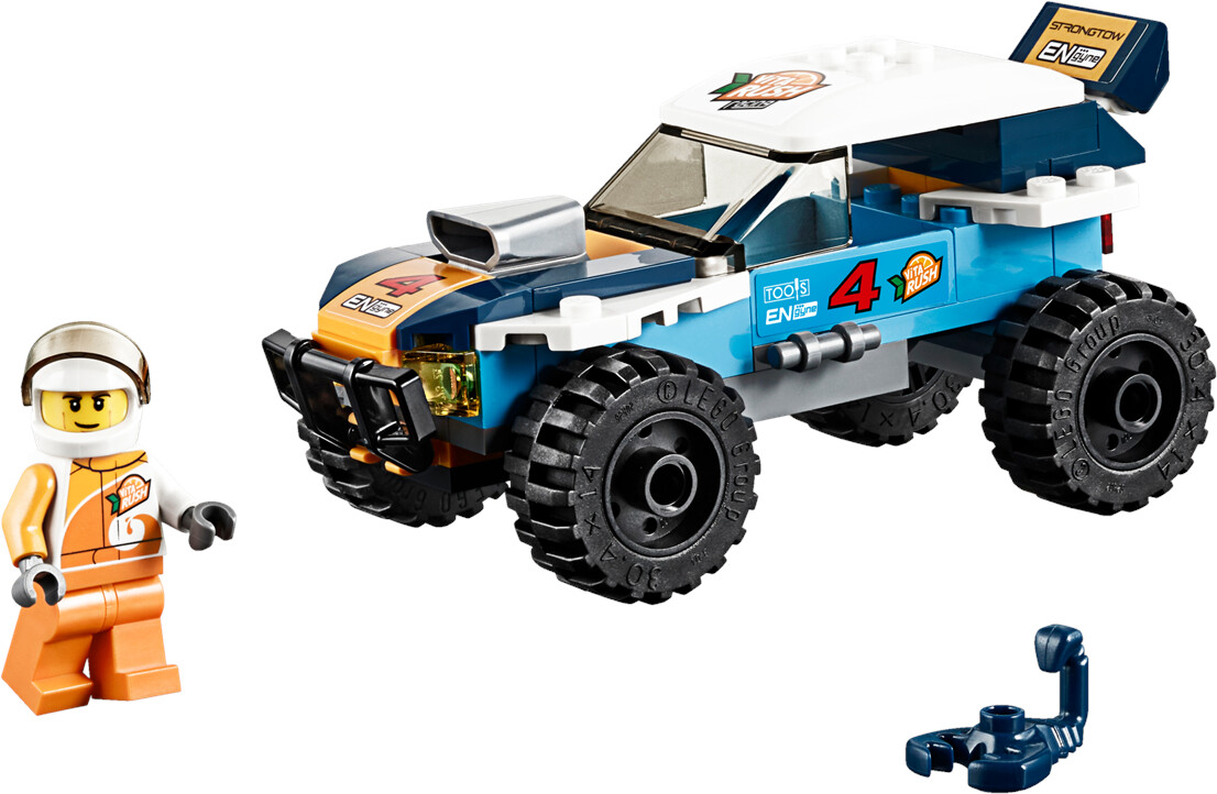 LEGO 60322 City Great Vehicles La Voiture de Course, Jouets