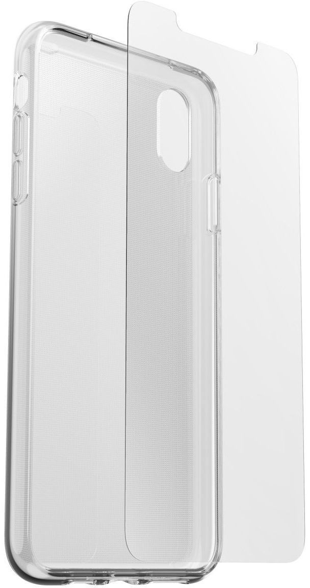 OtterBox Coque Clearly Protected Skin (iPhone XS Max) avec verre Alpha