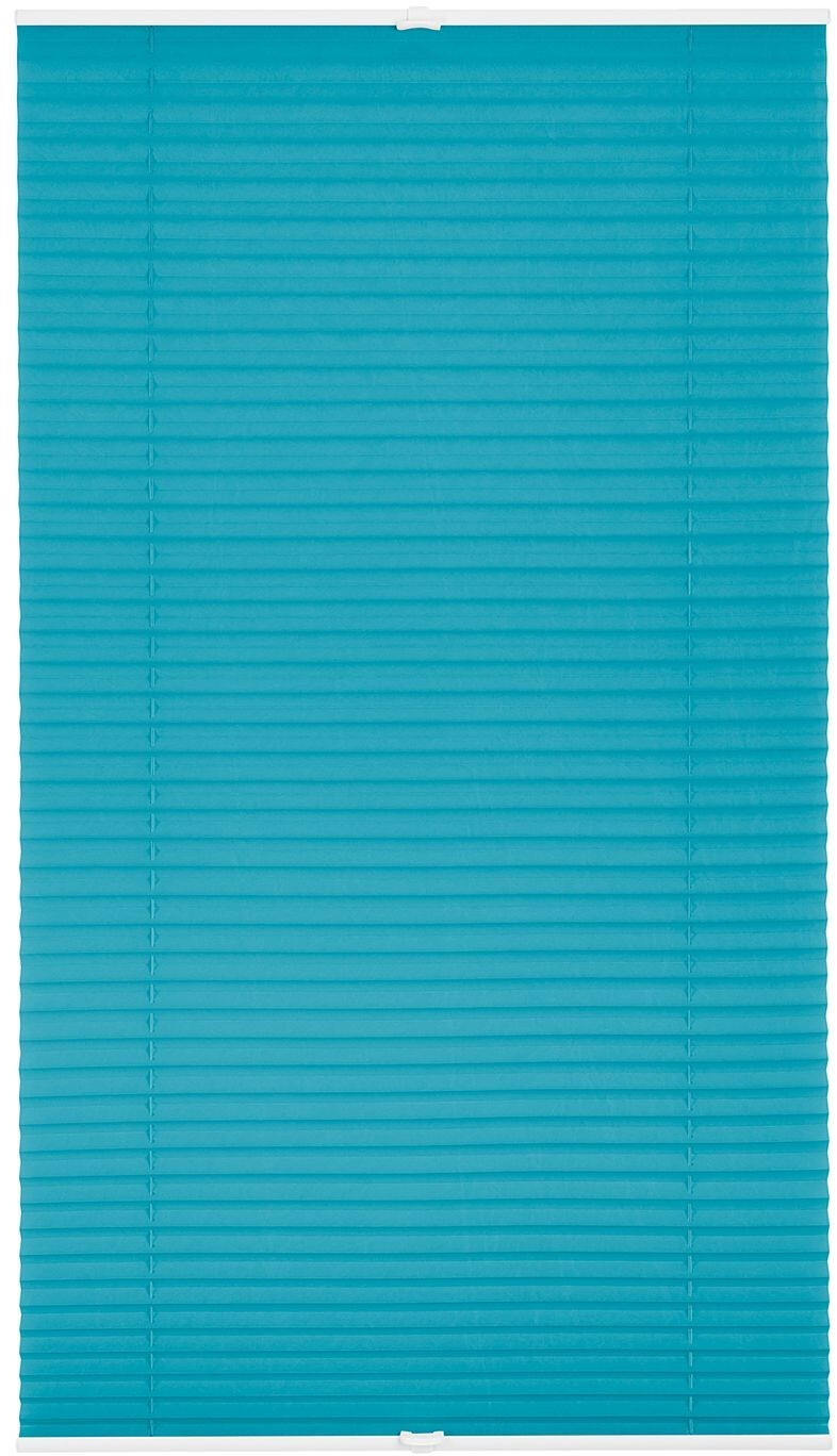 Lichtblick Plissee-Klemmfix Crush-Optics (90 x 130 cm) Blue