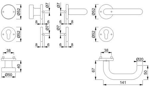 Hoppe Paris E58/42KV/42KVS/138Z