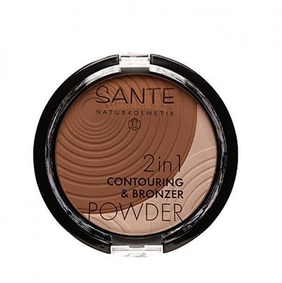 Santé Contouring & Bronzer Powder 2 in 1 - 02 Medium Dark