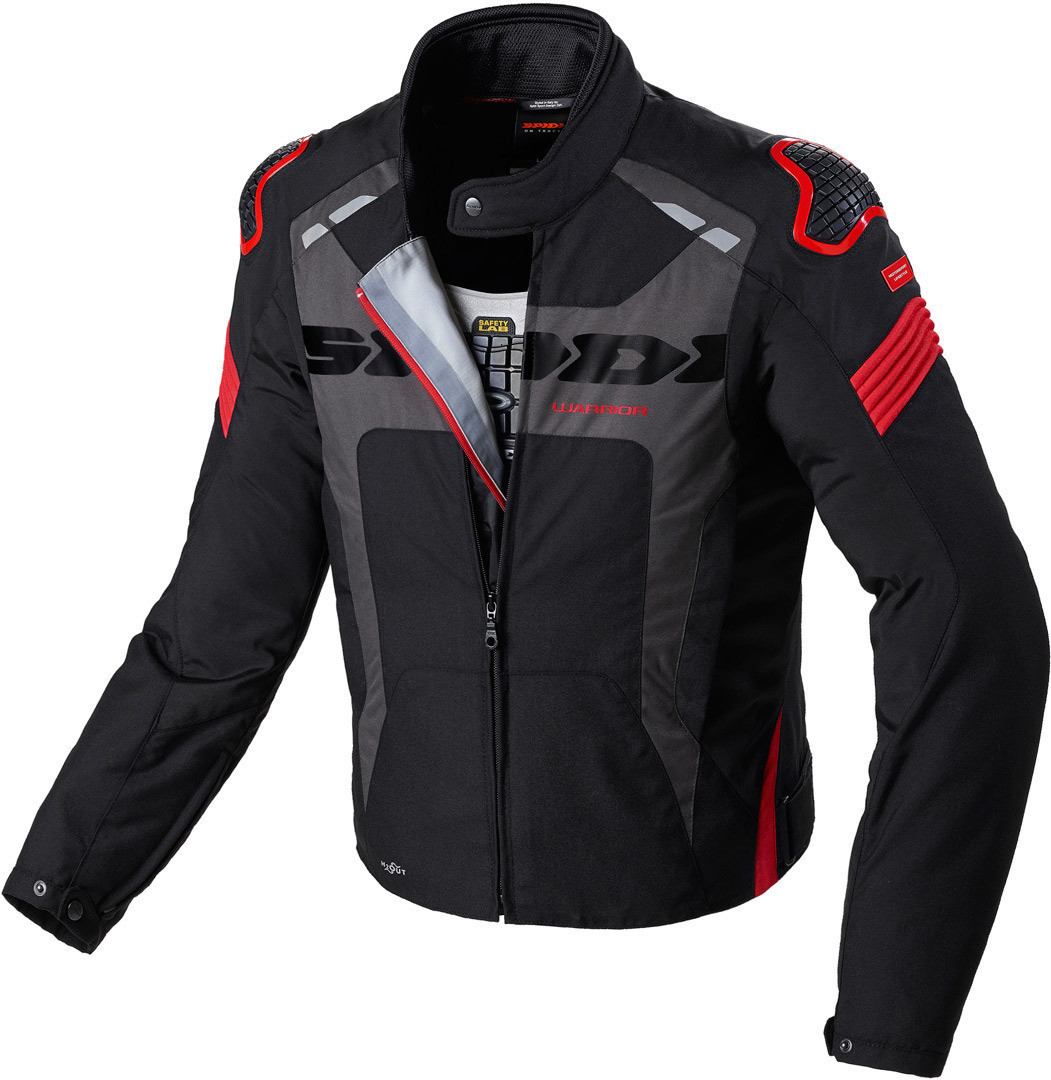 Spidi Blouson Warrior H2Out noir/rouge