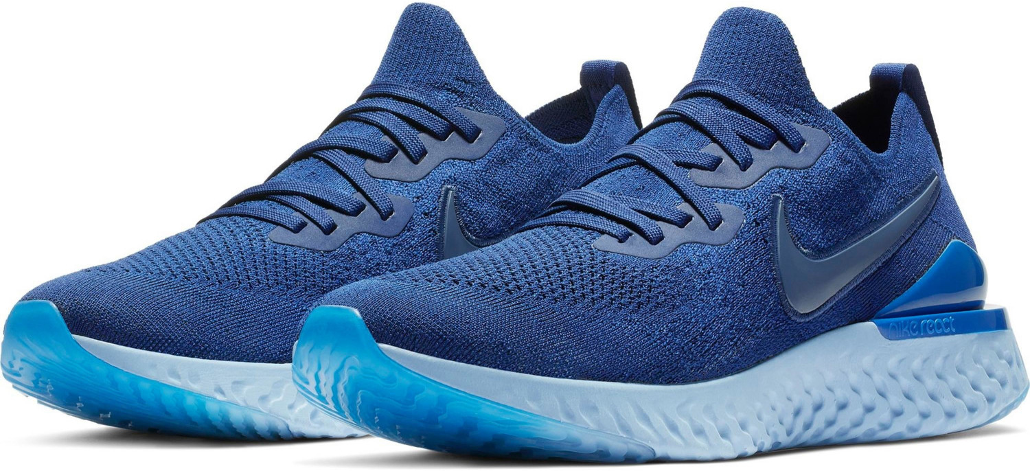 nike epic react flyknit blue void