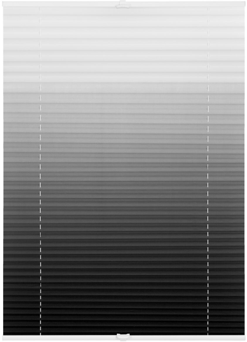 Lichtblick Plissee-Klemmfix Crush-Optik (45 x 130 cm) White/Grey