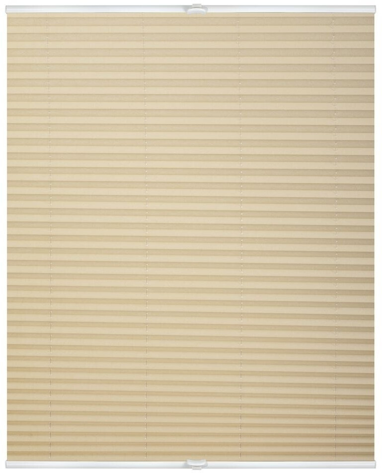 Lichtblick Plissee-Klemmfix Crush-Optik (45 x 130 cm) Creme