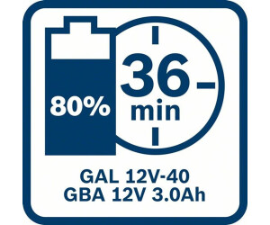 2 GBA bei Starter-Set Preisvergleich 87,39 3.0 | 12V-40 12V GAL Bosch und € ab x Ah