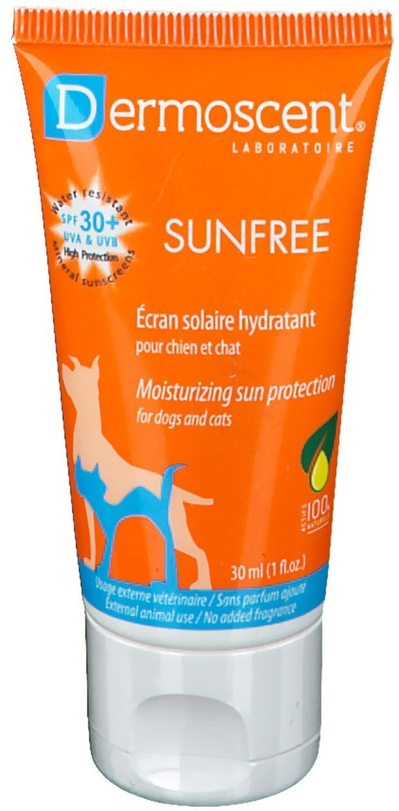 Dermoscent Sunfree Protection solaire pour chats et chiens 30 ml