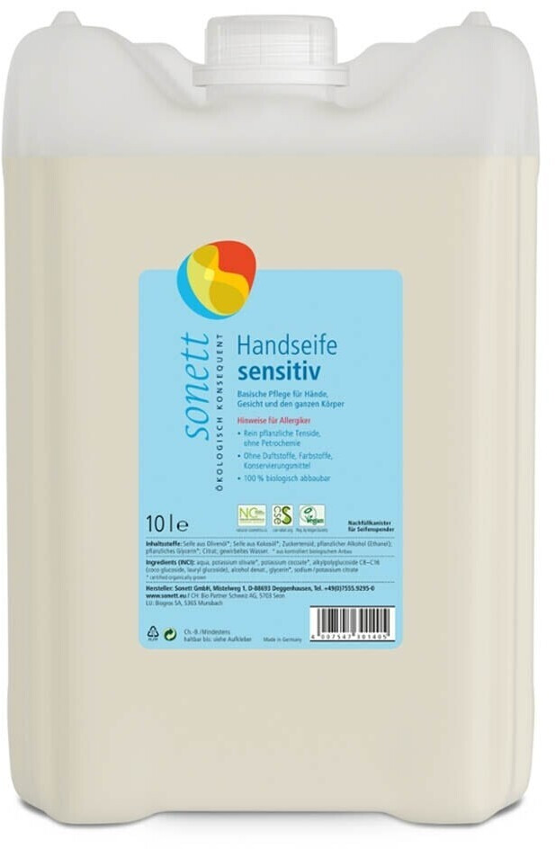 Sonett Handsoap sensitive (10 ltr.)