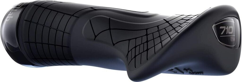 fabric silicone grips fahrrad griffe schwarz