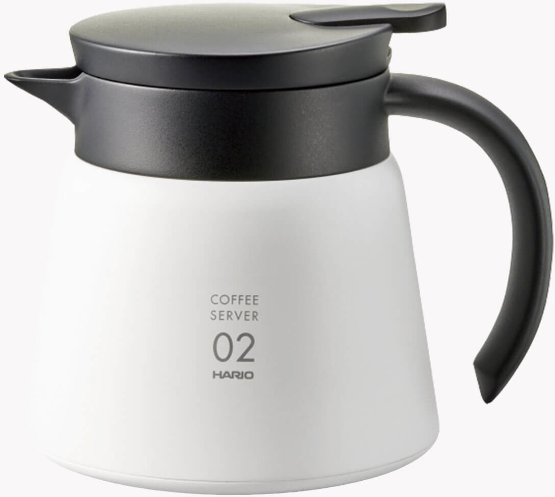 Hario V60 Insulated Coffee Server 02 white