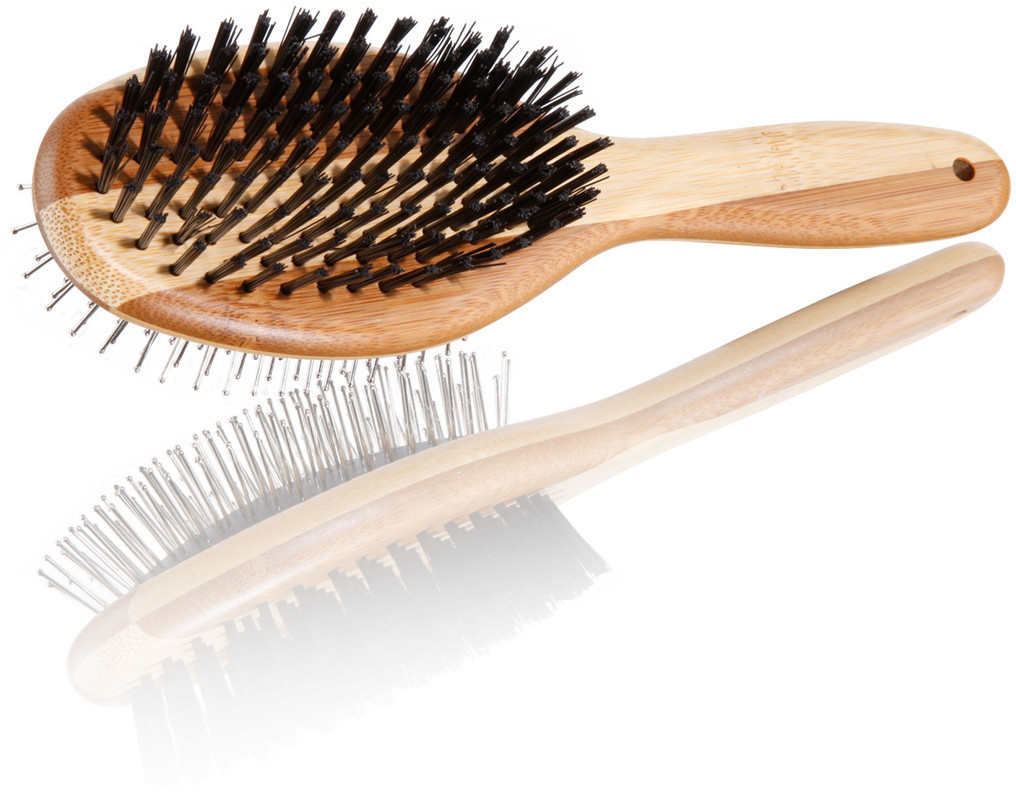 Tierfee Double Sided Bamboo Fur Brush Big