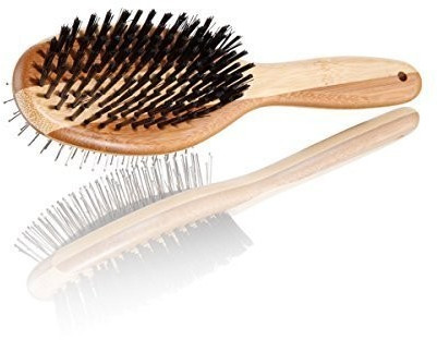Tierfee Double Sided Bamboo Fur Brush Small