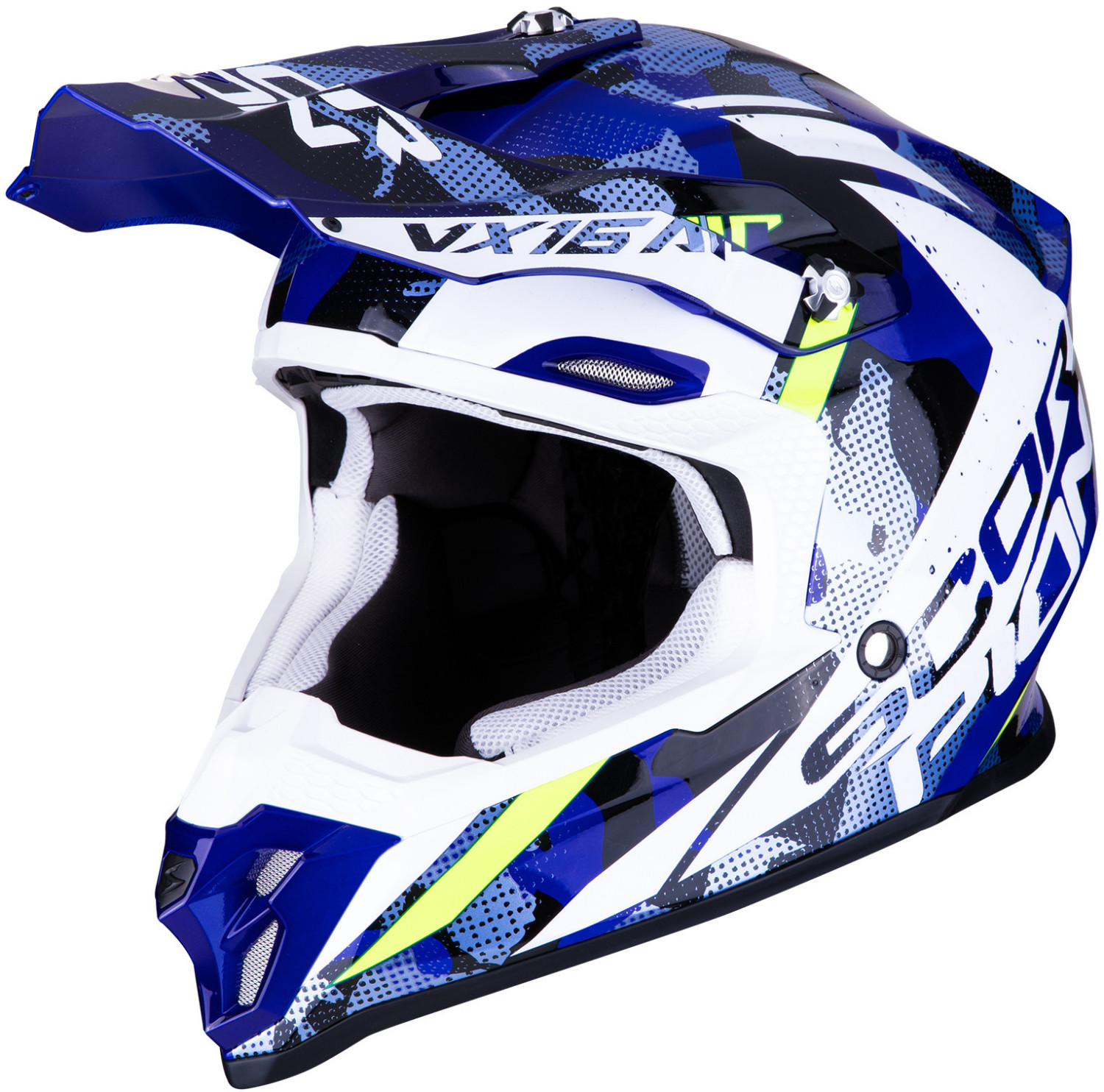 Scorpion VX-16 Air Waka noir/blanc/bleu