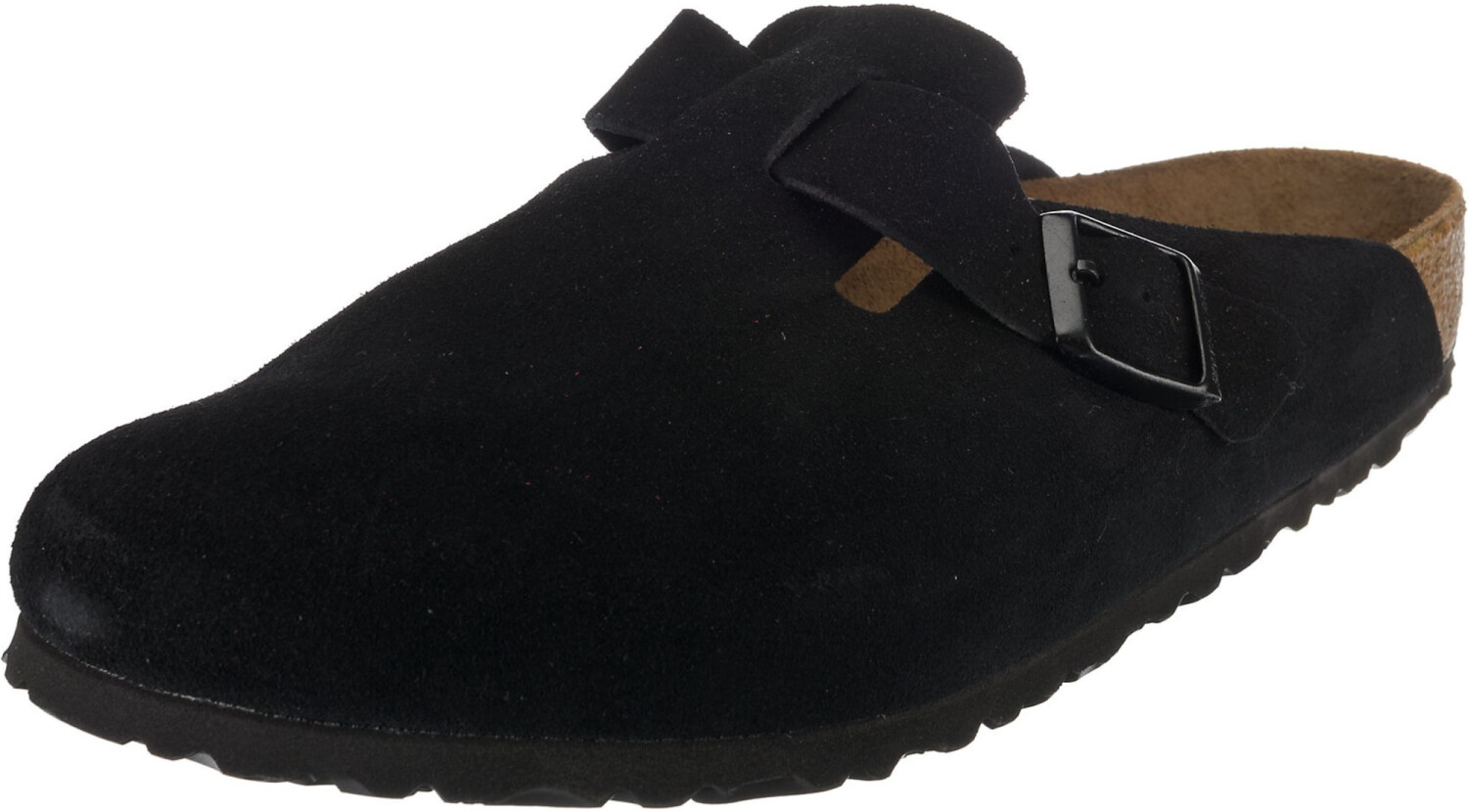 Birkenstock Boston suede leather black regular ab 159 95 Preisvergleich bei idealo