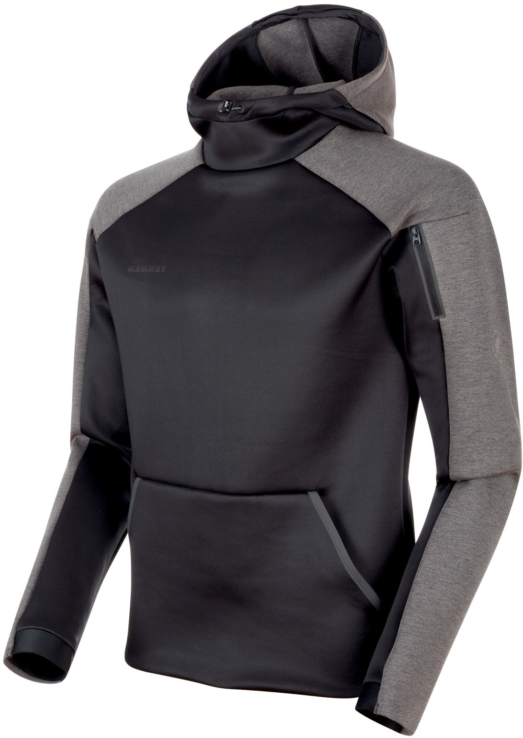 Mammut Logo Hoody  Midlayer Pullover Hooded Men (1014-00790) Black