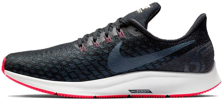 Nike Air Zoom Pegasus 35 black/platinum tint/red orbit/armoury navy