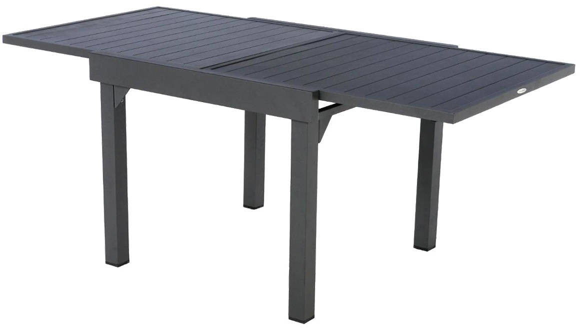 Hespéride Table de jardin extensible Piazza 4/8 places graphite