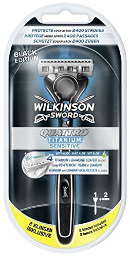 Wilkinson Quattro Titanium Sensitive Black Edition